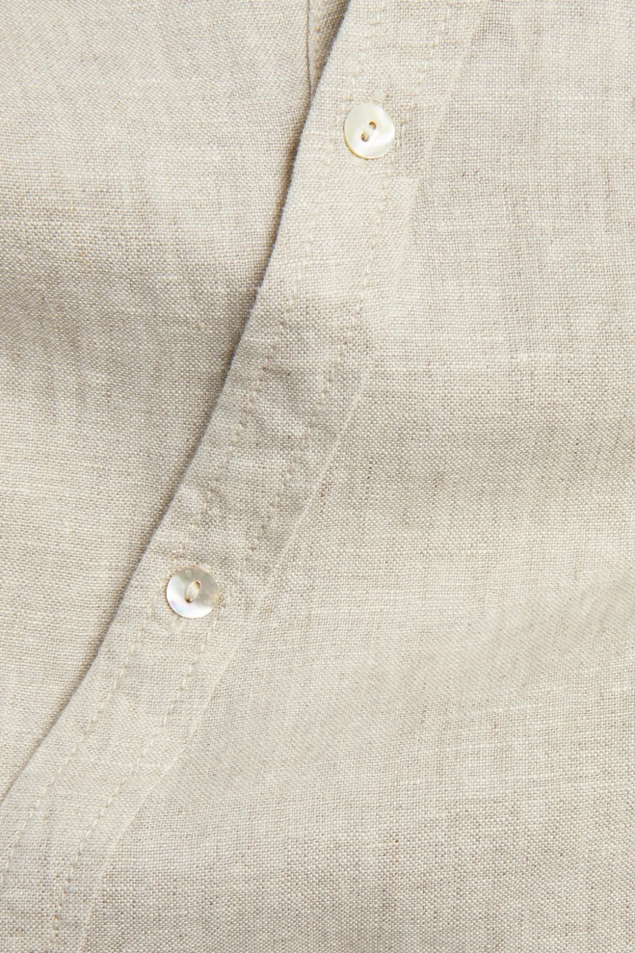 Kietaisumallinen pellavapaita | Beige | Naiset | Kappahl