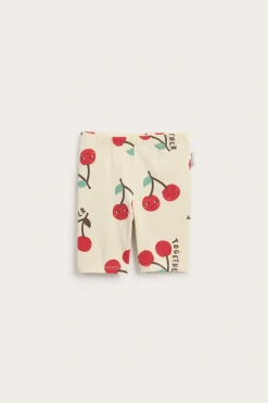 Kirsikkakuvioiset trikooshortsit | Beige | Lapset | Kappahl