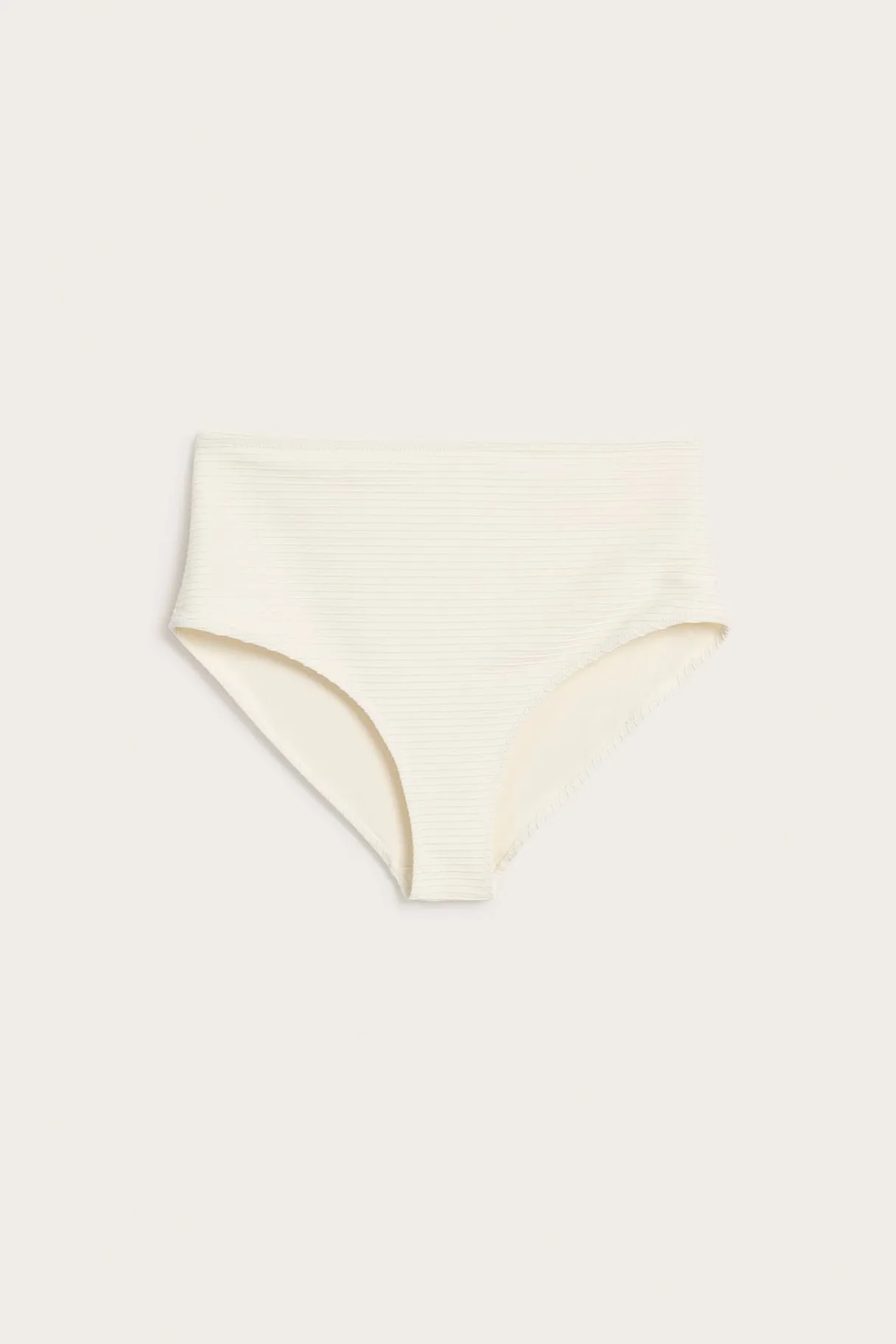 Korkeavyötäröinen bikinialaosa | Luonnonvalkoinen | Naiset | Kappahl