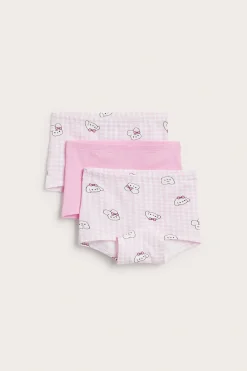 3 kpl:n pakkaus boksereita | Pinkki | Lapset | Kappahl