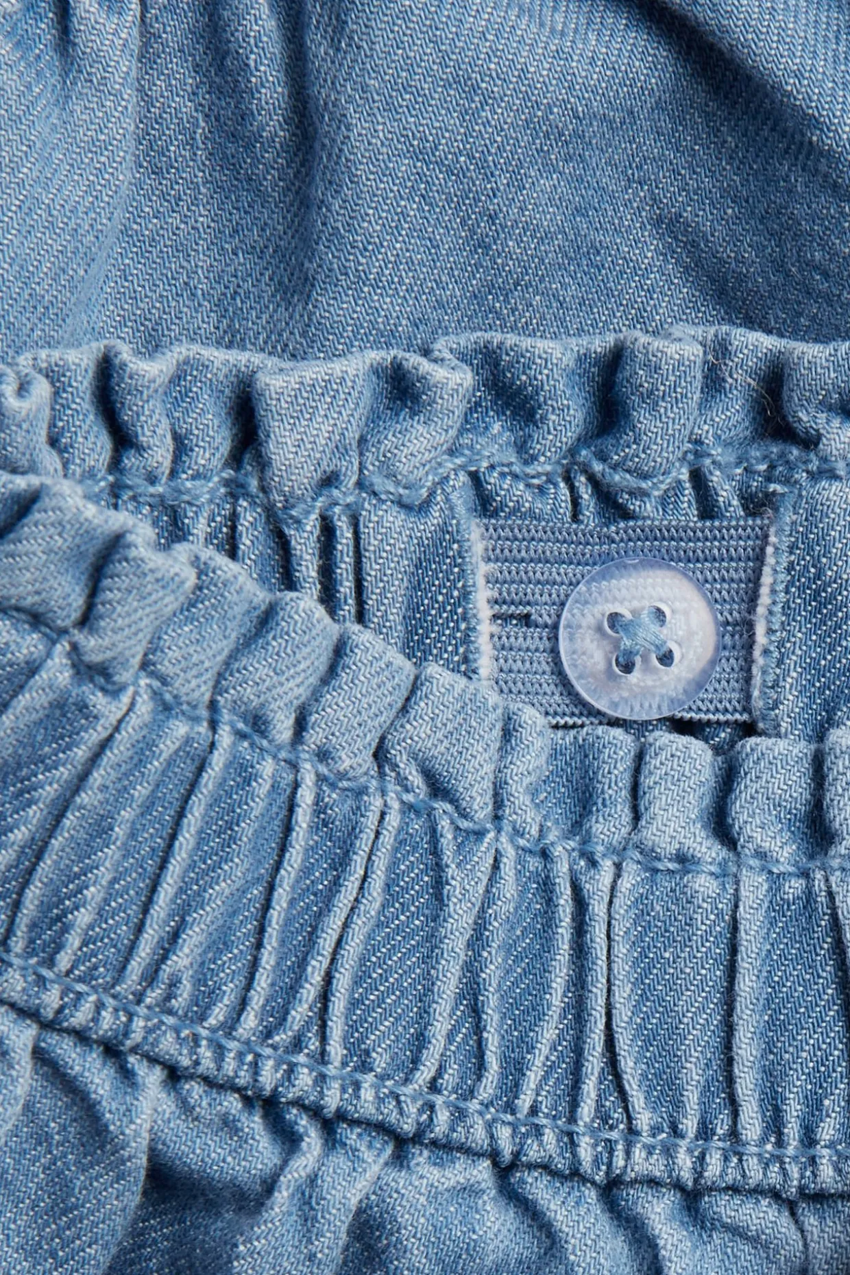 Kudottua farkkukangasta olevat shortsit | Vaalea denim | Vauvat | Newbie