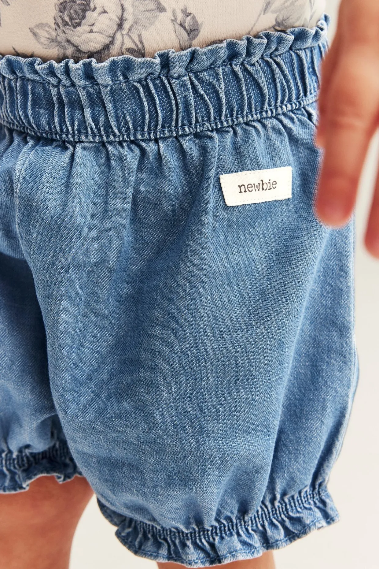 Kudottua farkkukangasta olevat shortsit | Vaalea denim | Vauvat | Newbie