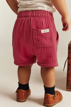 Kudotut shortsit | Punainen | Vauvat | Newbie
