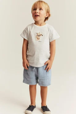 Kudotut shortsit | Sininen | Lapset | Newbie