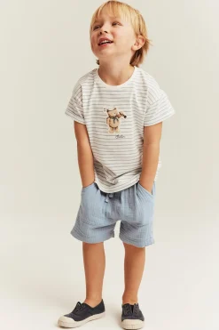 Kudotut shortsit | Sininen | Lapset | Newbie