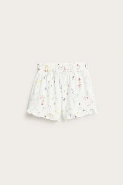 Kukalliset jerseyshortsit | Luonnonvalkoinen | Lapset | Newbie