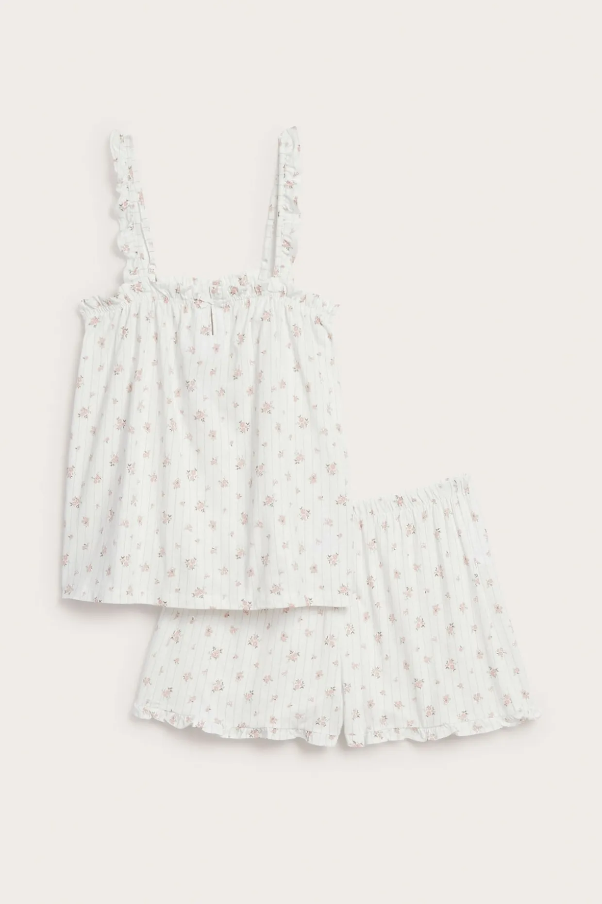 Kukkakuvioinen Newbie Woman -pyjama | Luonnonvalkoinen | Lapset | Newbie