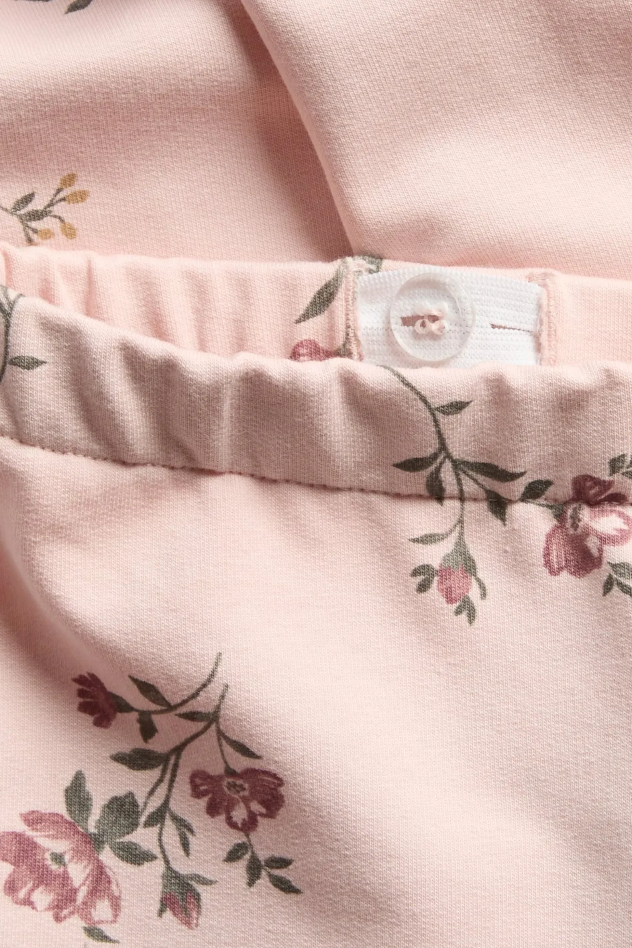 Kukkakuvioiset jerseyhousut | Vaaleanpunainen | Lapset | Newbie