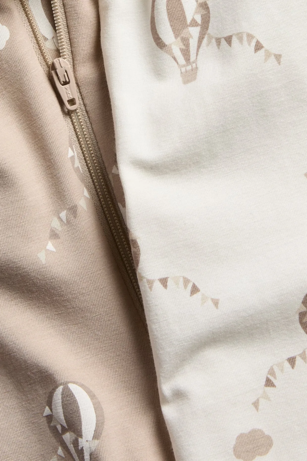 Kuumailmapalloaiheinen pyjama, 2-pack | Vaaleanruskea | Vauvat | Kappahl