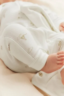 Kuumailmapallokuvioinen pyjama | Luonnonvalkoinen | Vauvat | Newbie