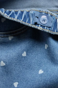 Kuvioidut bootcut-jeggingsit | Vaalea denim | Lapset | Kappahl