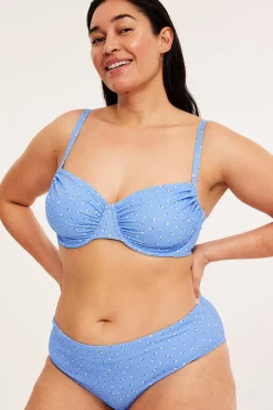 Kuviollinen bikinialaosa | Sininen | Naiset | Kappahl