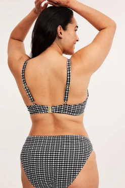 Kuviollinen bikiniyläosa | Musta | Naiset | Kappahl