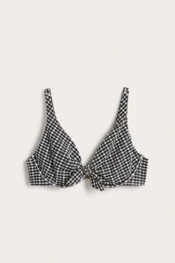 Kuviollinen bikiniyläosa | Musta | Naiset | Kappahl