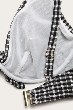 Kuviollinen bikiniyläosa | Musta | Naiset | Kappahl