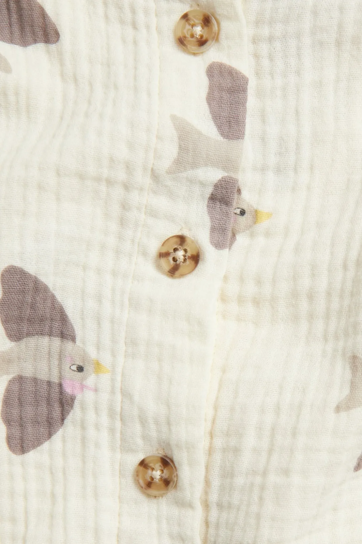 Kuviollinen musliinipaita | Beige | Lapset | Kappahl