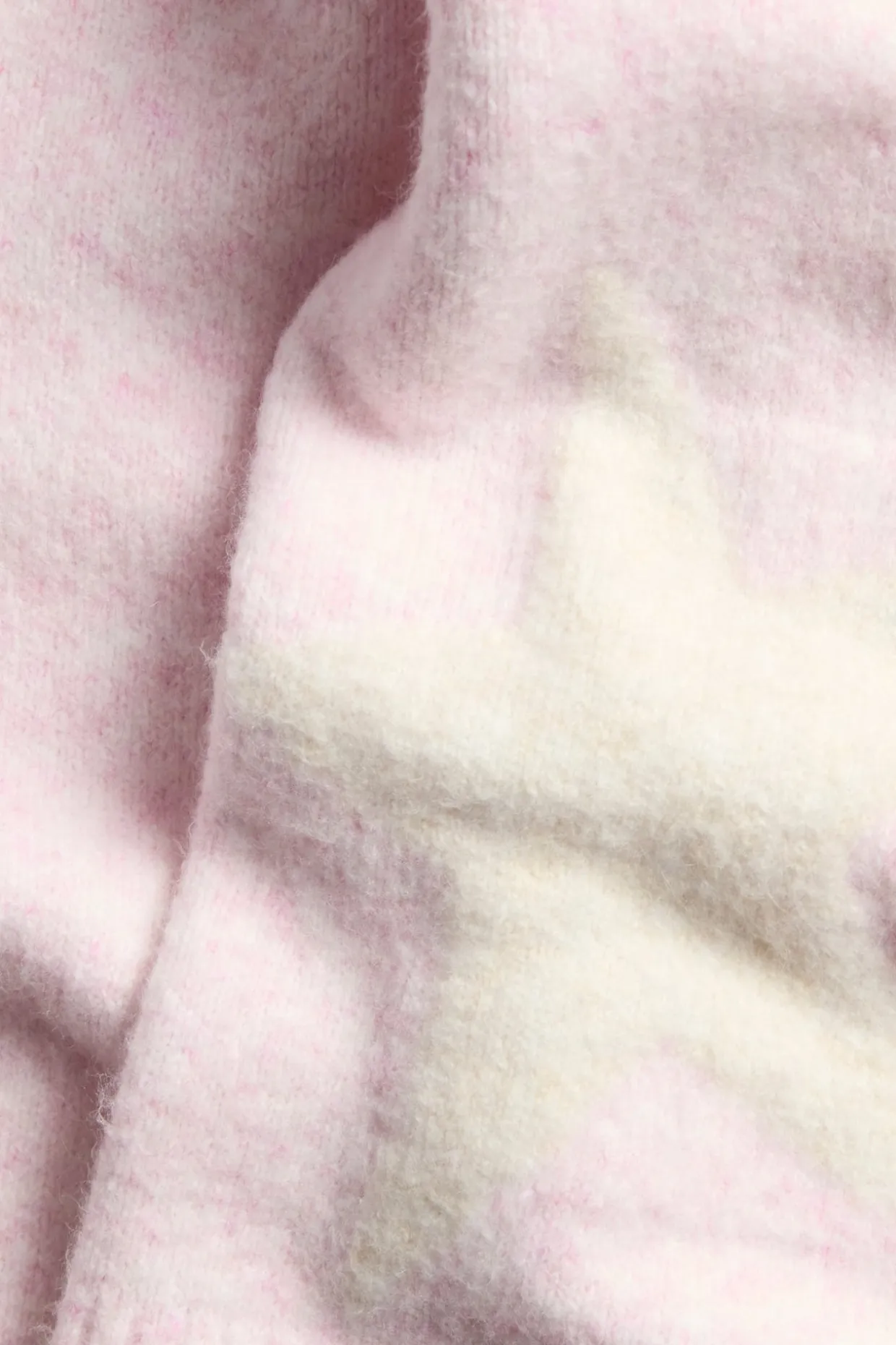 Kuviollinen neulepusero, jossa on v-pääntie | Pinkki | Lapset | Kappahl