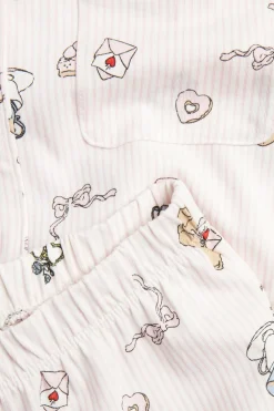 Kuviollinen paitapyjama | Luonnonvalkoinen | Lapset | Kappahl