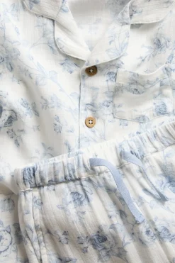 Kuviollinen pyjama | Valkoinen | Lapset | Newbie