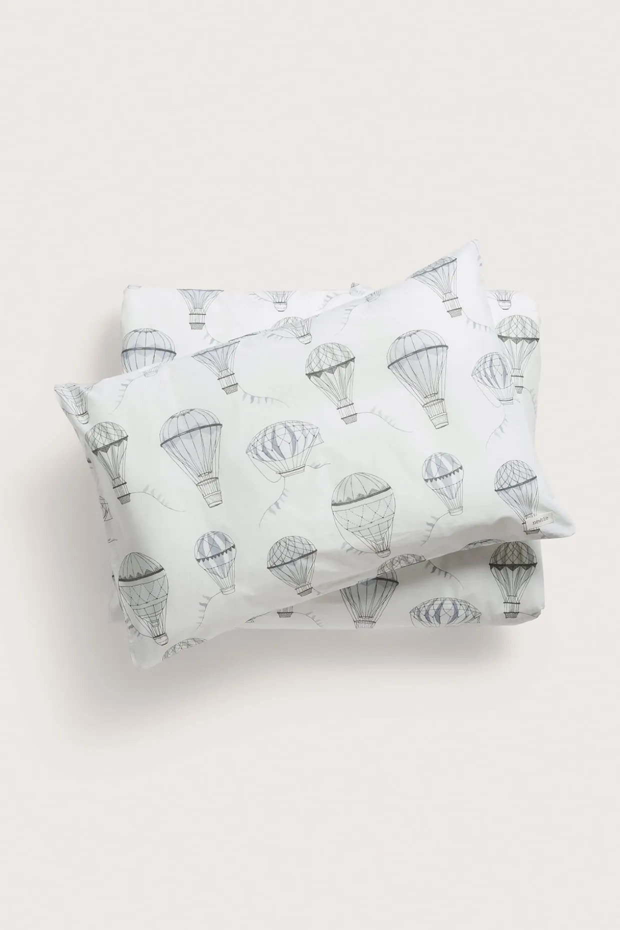 Kuviollinen vuodevaatesetti 100 x 130 | Luonnonvalkoinen | Vauvat | Newbie