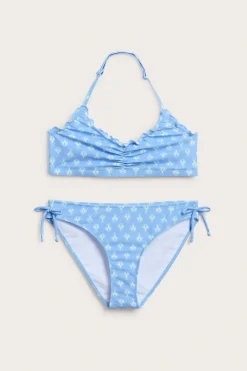 Kuviolliset halterneck-bikinit | Sininen | Lapset | Kappahl