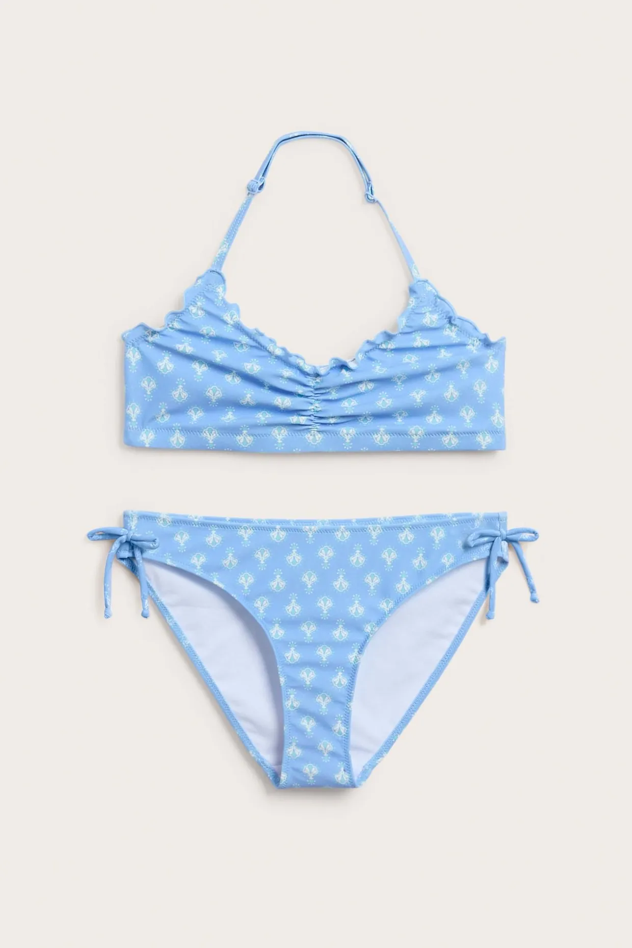 Kuviolliset halterneck-bikinit | Sininen | Lapset | Kappahl