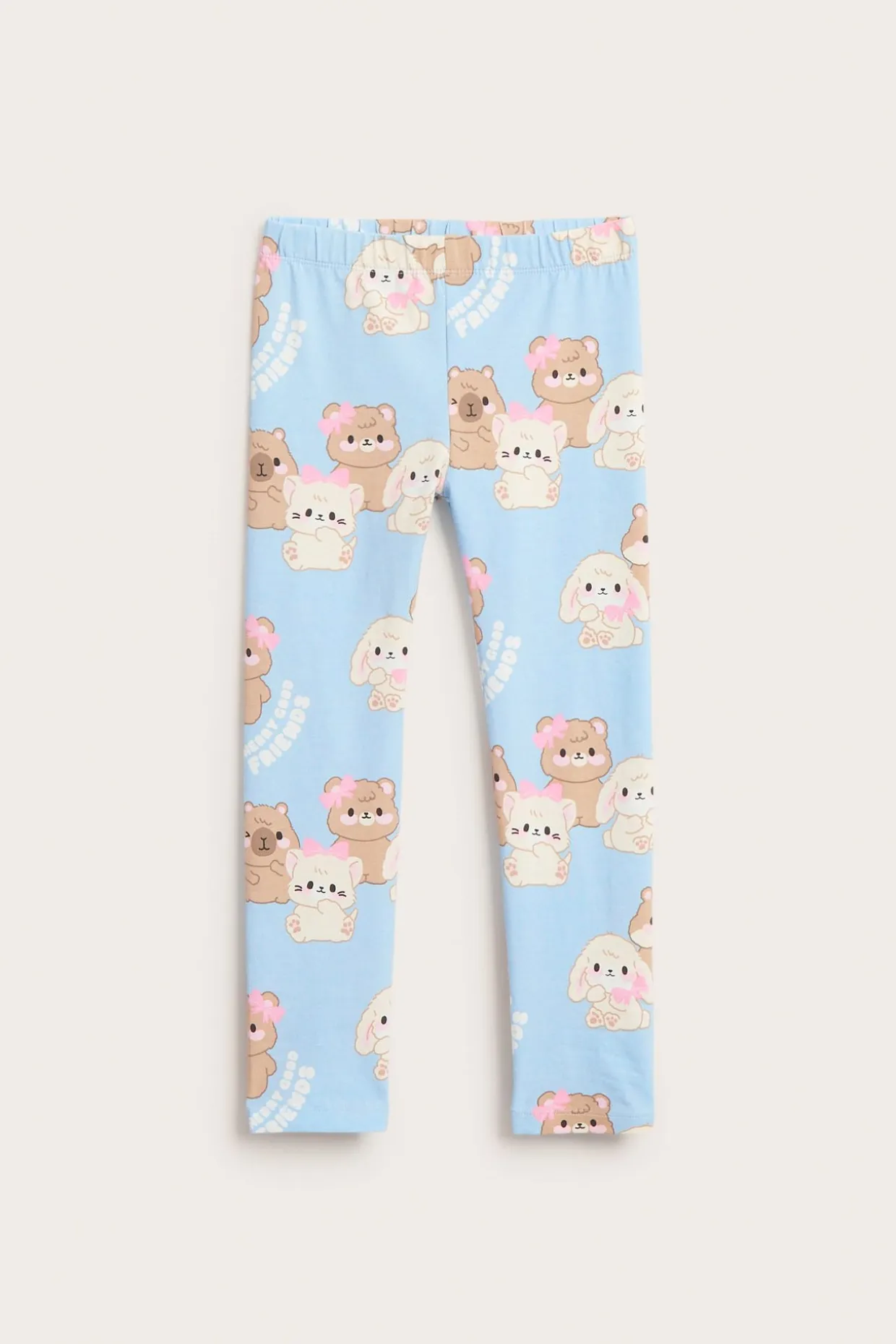 Kuviolliset leggingsit | Vaaleansininen | Lapset | Kappahl