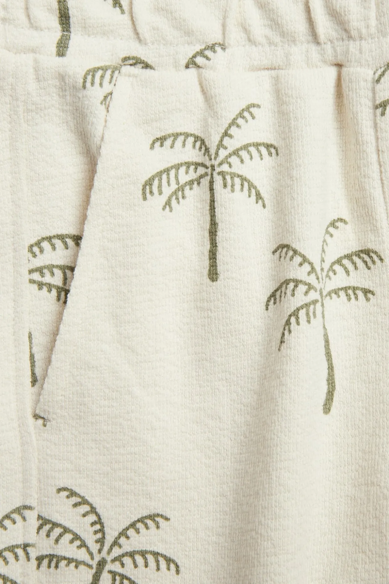 Kuviolliset puuvillatrikooshortsit | Vaaleanbeige | Lapset | Kappahl