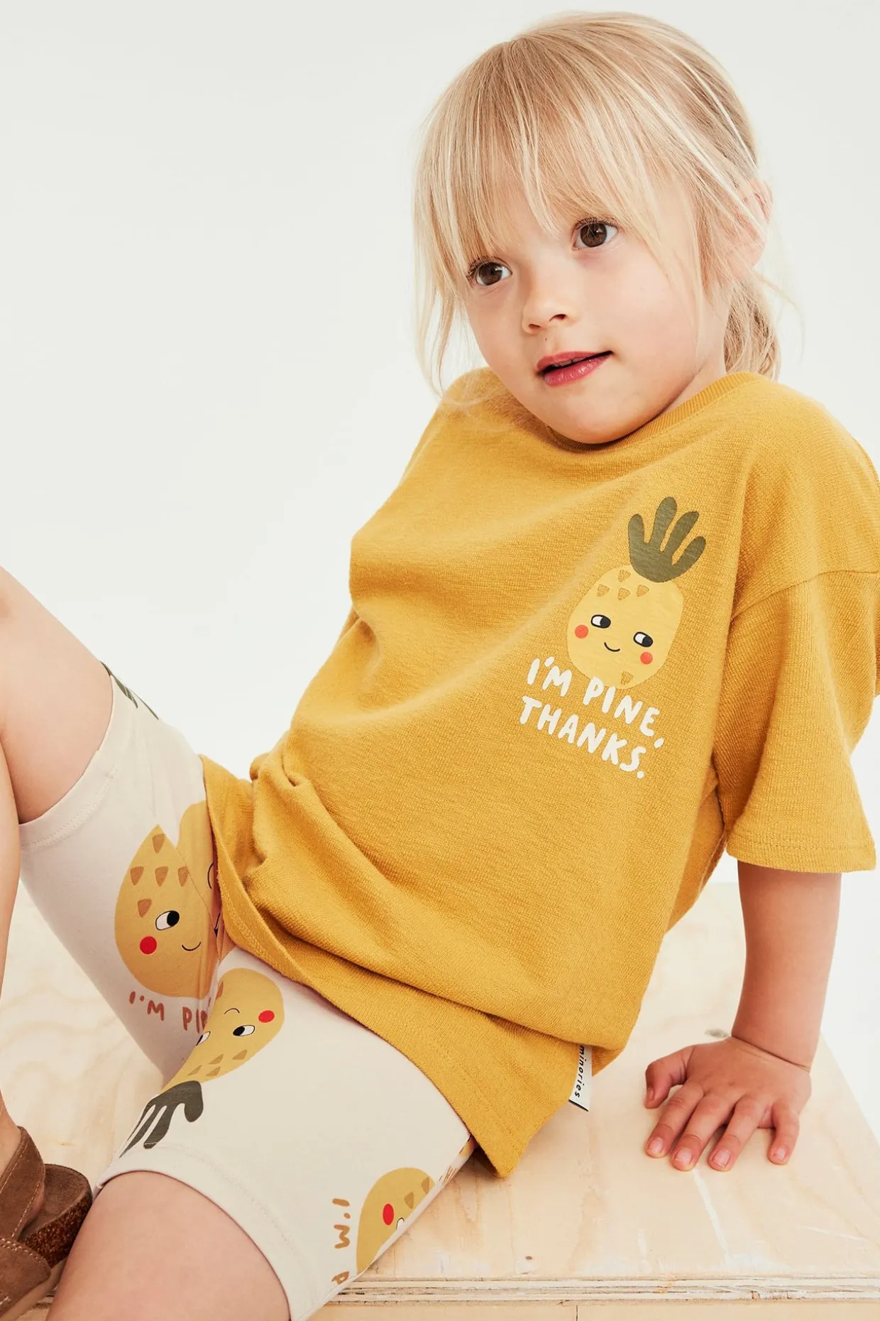 Kuviolliset trikooshortsit | Keltainen | Lapset | Kappahl