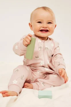 Kuviolliset vauvojen pyjamat, 2-pack | Pinkki | Vauvat | Kappahl