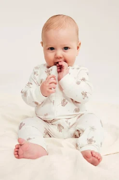 Kuviolliset vauvojen pyjamat, 2-pack | Luonnonvalkoinen | Vauvat | Kappahl