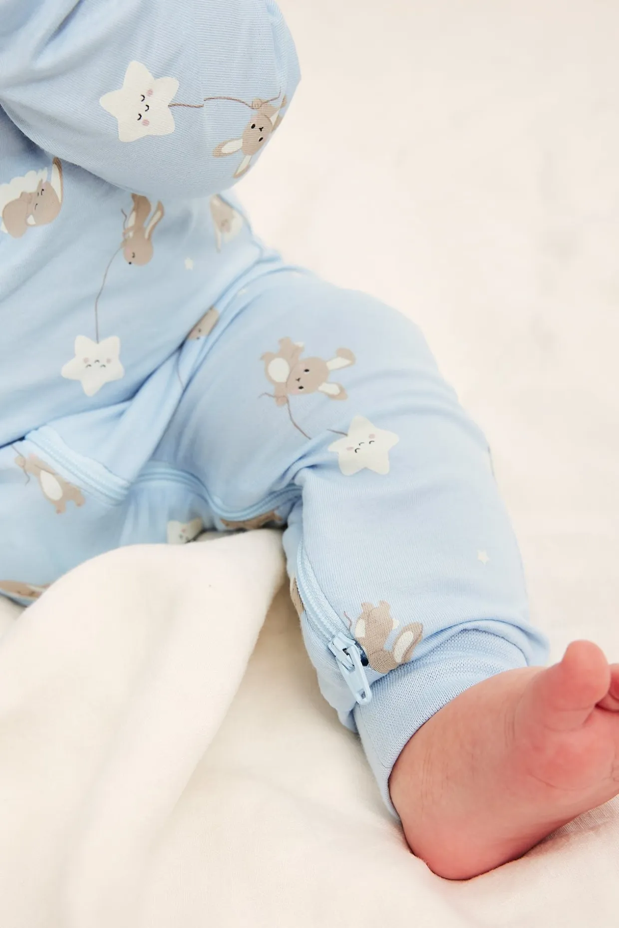Kuviolliset vauvojen pyjamat, 2-pack | Vaaleansininen | Vauvat | Kappahl