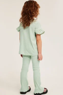 Lahkeista levenevät leggingsit | Vihreä | Lapset | Kappahl