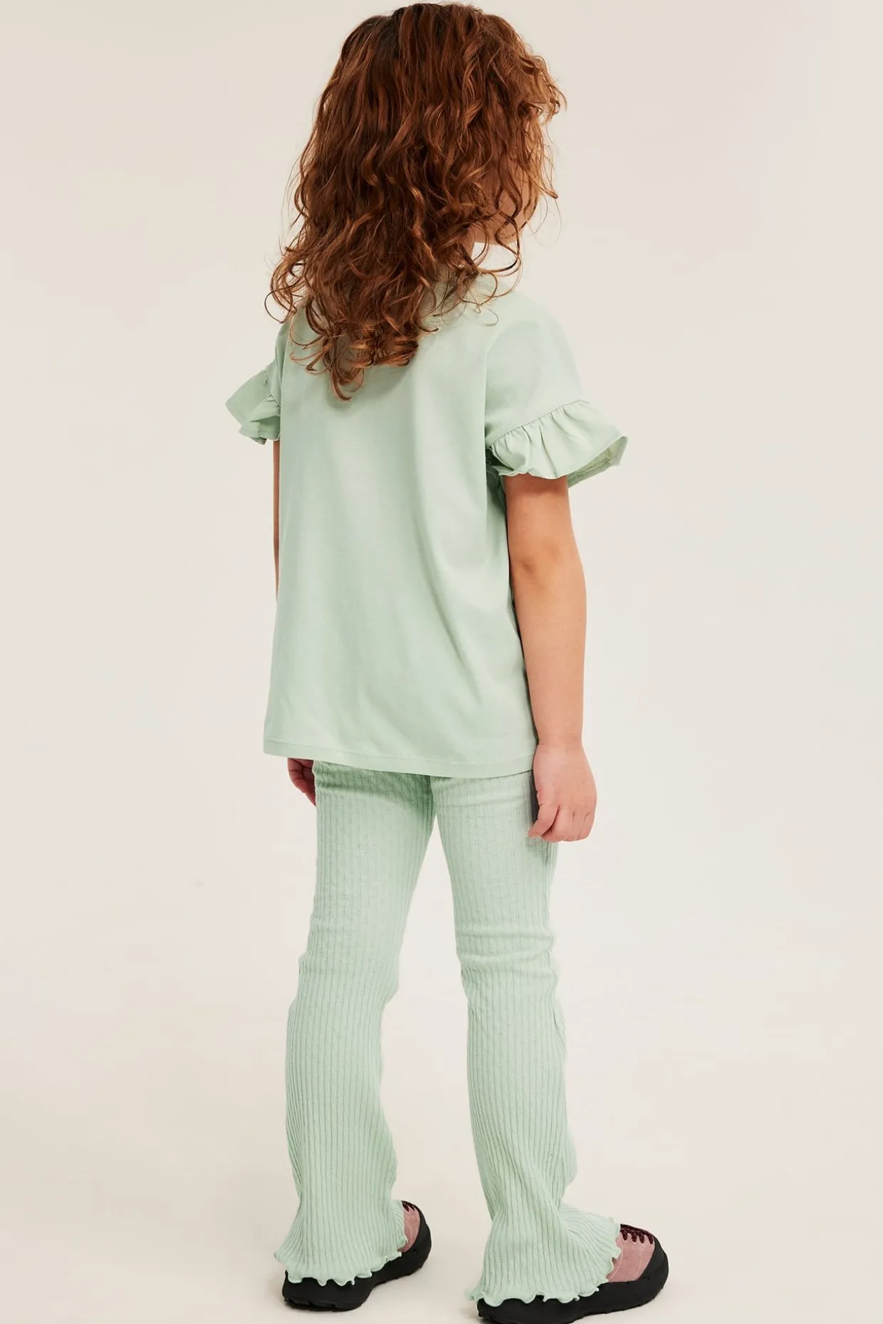 Lahkeista levenevät leggingsit | Vihreä | Lapset | Kappahl