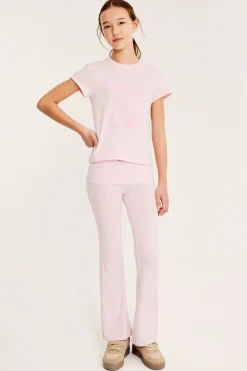 Lahkeista levenevät leggingsit | Vaaleanpunainen | Lapset | Kappahl