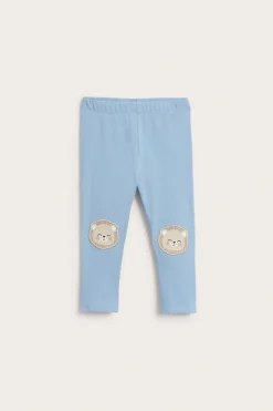 Leggingsit, joissa on applikointi | Vaaleansininen | Vauvat | Kappahl