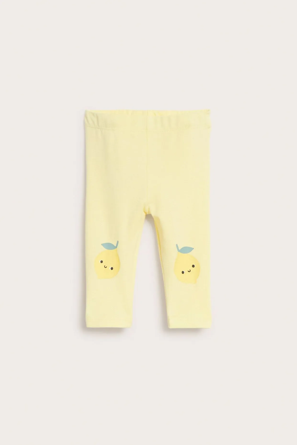 Leggingsit, joissa on applikointi | Vaaleankeltainen | Vauvat | Kappahl