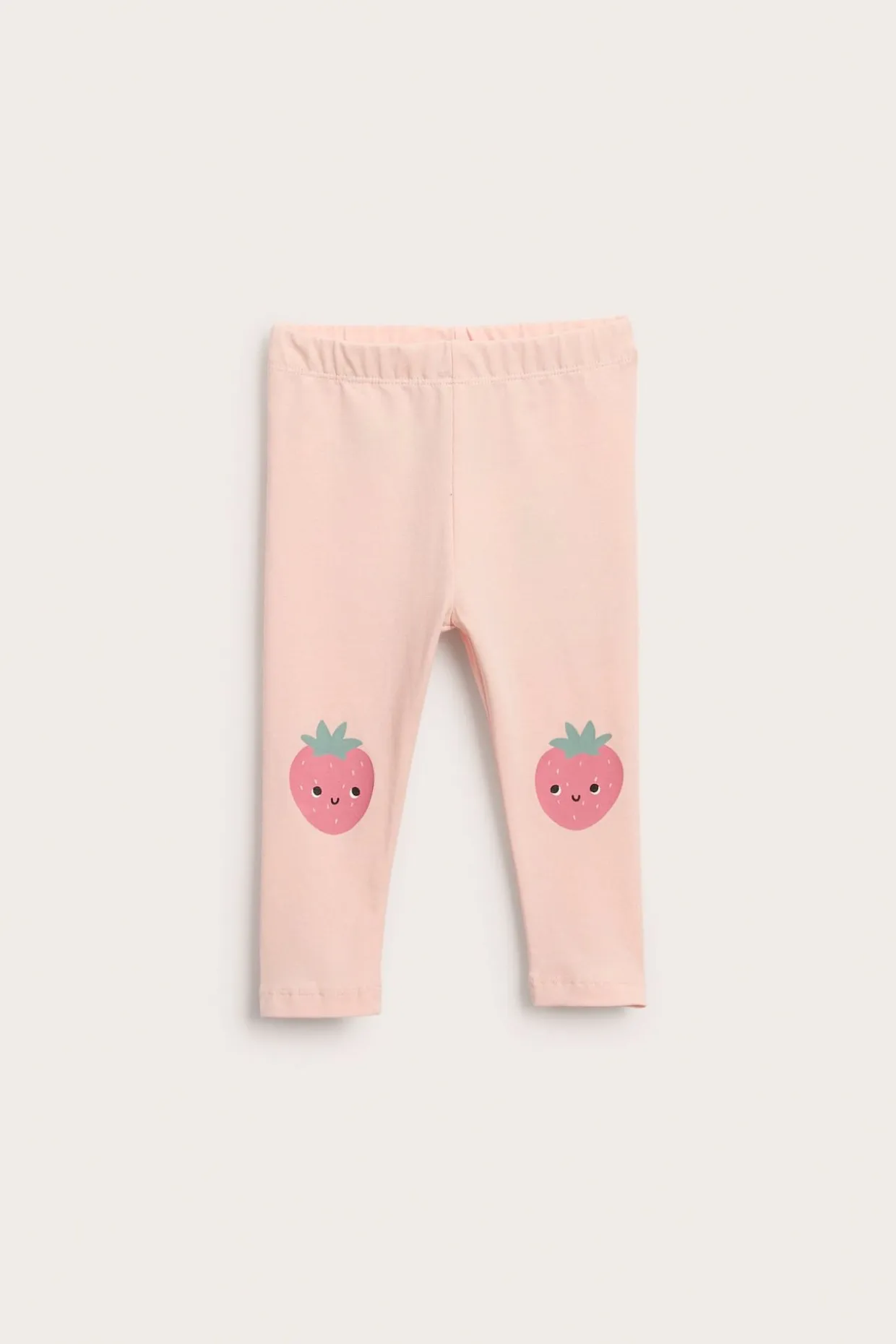Leggingsit, joissa on applikointi | Vaaleanpunainen | Vauvat | Kappahl