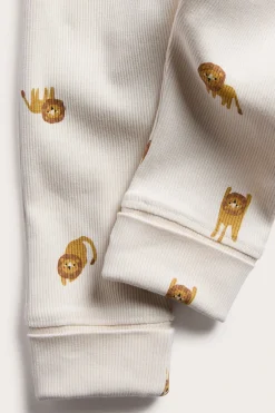 Leijonakuvioiset leggingsit | Beige | Lapset | Kappahl