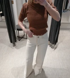Leveät tvillihousut | Beige | Naiset | Kappahl