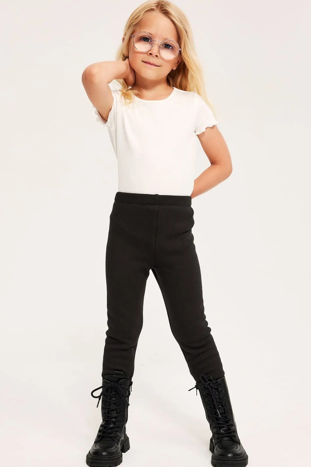 Lämpimät leggingsit | Musta | Lapset | Kappahl