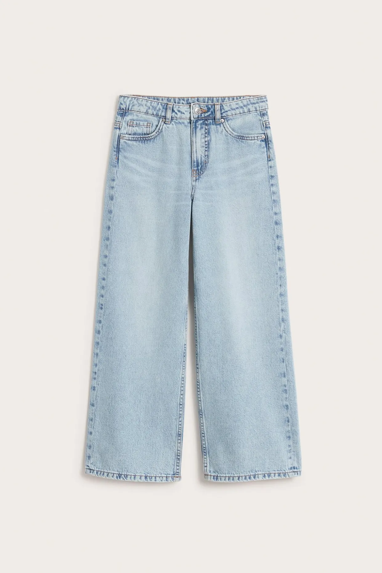Loose jeans low waist | Vaalea denim | Lapset | Kappahl