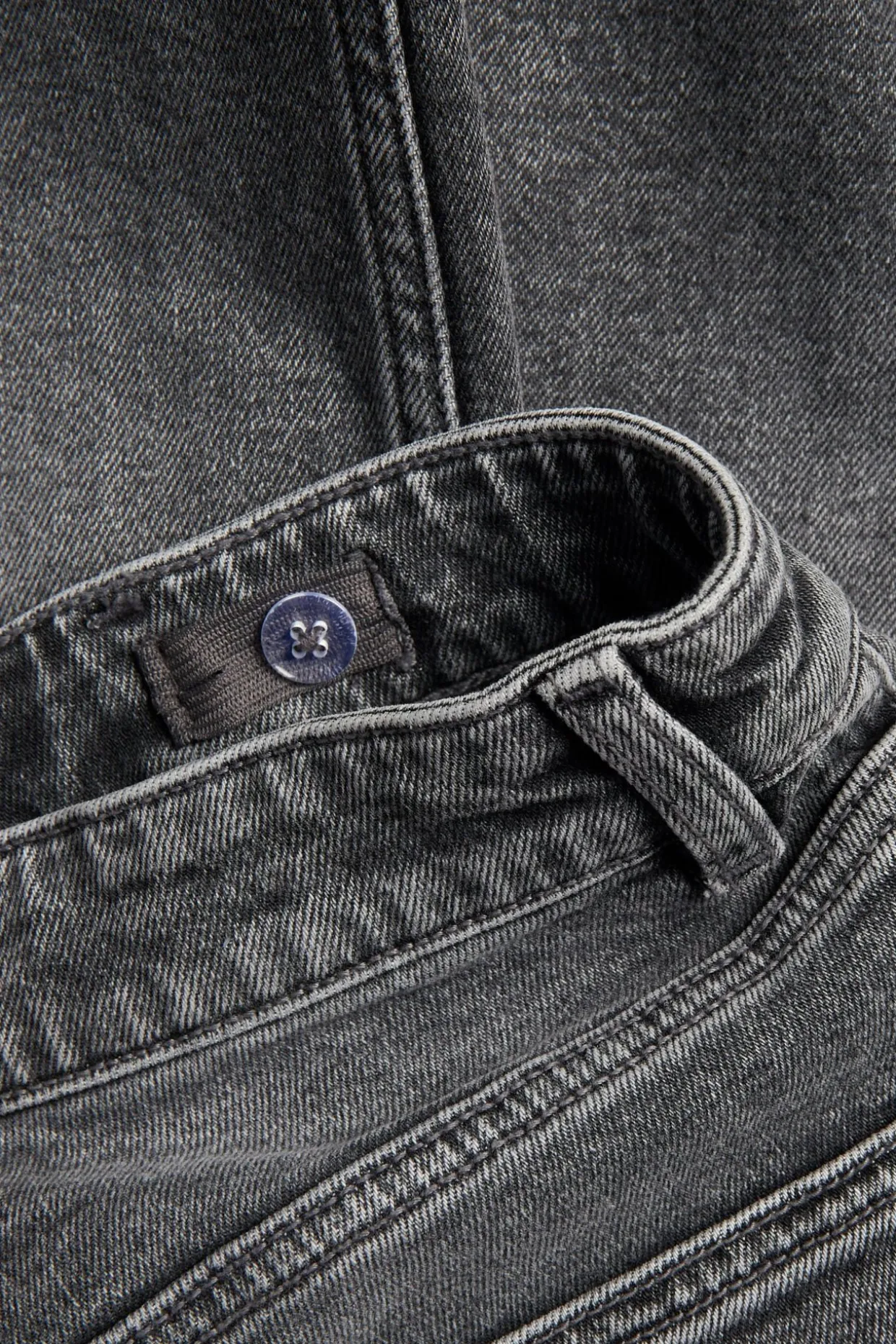 Loose jeans mid waist | Hopeanharmaa | Lapset | Kappahl