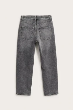 Loose jeans mid waist | Hopeanharmaa | Lapset | Kappahl