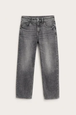 Loose jeans mid waist | Hopeanharmaa | Lapset | Kappahl