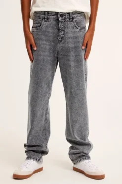 Loose jeans mid waist | Hopeanharmaa | Lapset | Kappahl