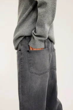 Loose jeans mid waist | Vaaleanharmaa | Lapset | Kappahl