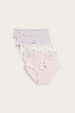 Luomupuuvillaa olevat alushousut, 5-pack | Pinkki | Lapset | Kappahl