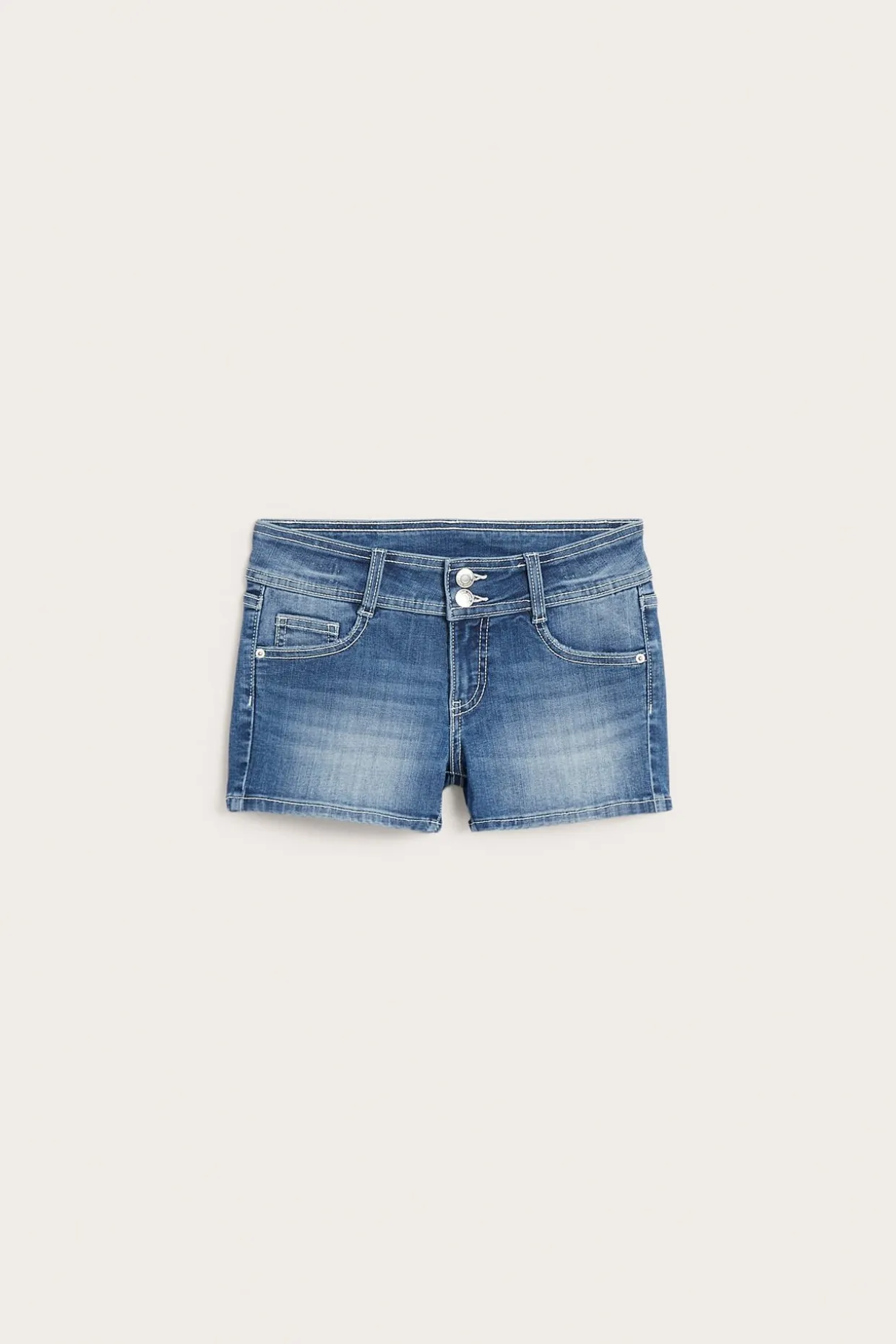 Lyhyet farkkushortsit, joissa on matala vyötärö | Denim | Lapset | Kappahl