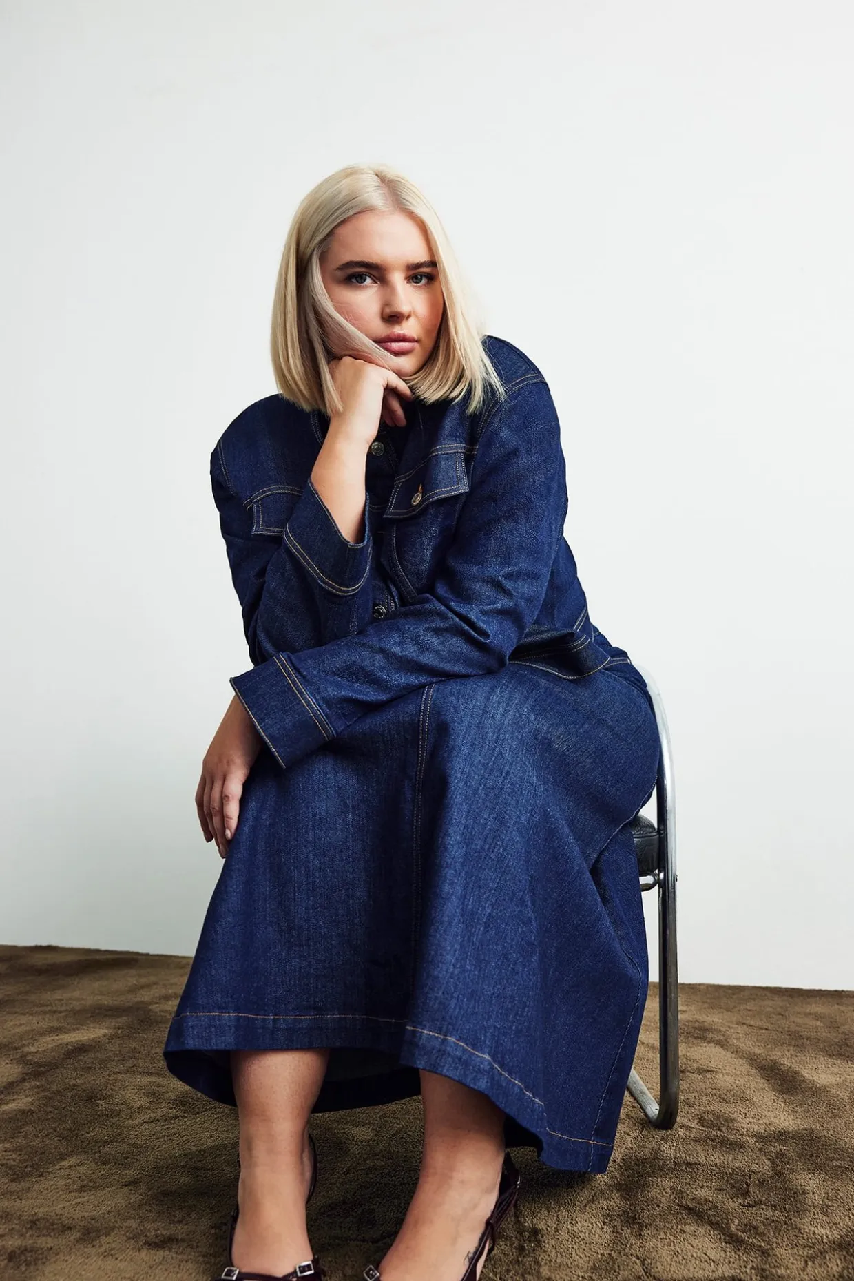 Lyhyt farkkutakki | Tumma denim | Naiset | Kappahl